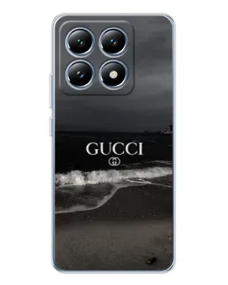 Чехол для Xiaomi 15 Pro с картинкой «Gucci — морской прибой»