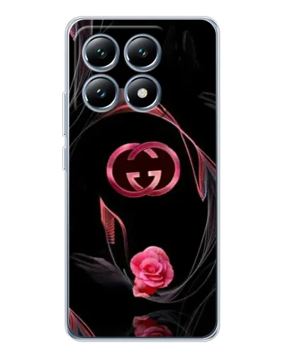 Чехол для Xiaomi 15 Pro с картинкой «Gucci — неоновая роза»
