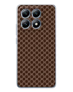 Чохол для Xiaomi 15 Pro з картинкою «Gucci — шоколадна сітка» Чохол для Xiaomi 15 Pro з картинкою «Gucci — шоколадна сітка»
