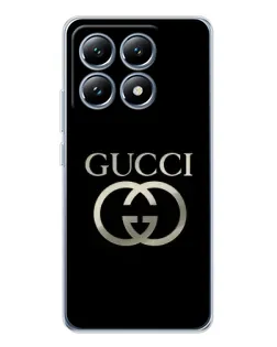 Чохол для Xiaomi 15 Pro з картинкою «Gucci — золото на чорному» Чохол для Xiaomi 15 Pro з картинкою «Gucci — золото на чорному»