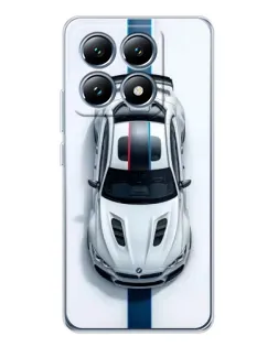 Чехол для Xiaomi 15 Pro с картинкой «Вид сверху — BMW M»