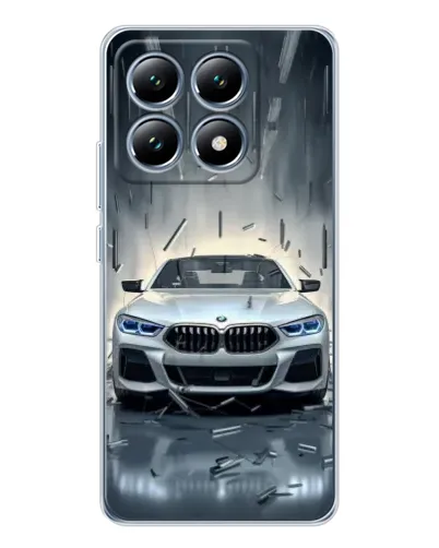 Чехол для Xiaomi 15 Pro с картинкой «BMW в свете фар»