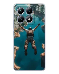 Чехол для Xiaomi 15 Pro с картинкой «PUBG — свободное падение»