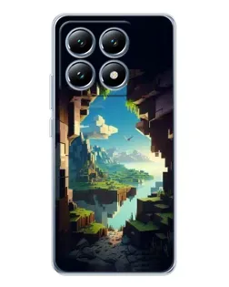 Чехол для Xiaomi 15 Pro с картинкой «Вид из пещеры»