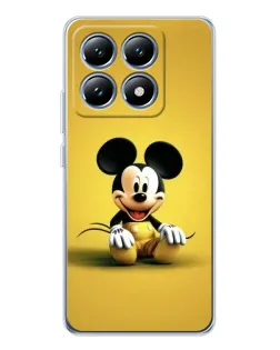 Чехол для Xiaomi 15 Pro с картинкой «Микки на желтом»