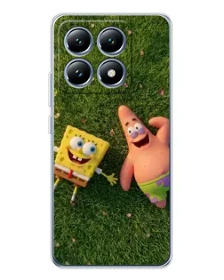 Чехол для Xiaomi 15 Pro с картинкой «Друзья на лужайке»