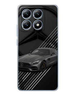 Чехол для Xiaomi 15 Pro с картинкой «Mercedes AMG — графика»