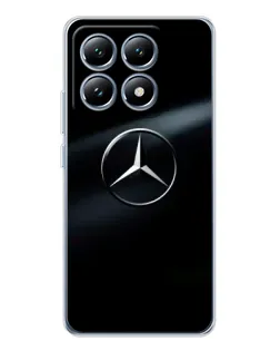 Чехол для Xiaomi 15 Pro с картинкой «Mercedes на металле»