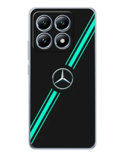Чехол для Xiaomi 15 Pro с картинкой «Спортивные линии Mercedes» Чехол для Xiaomi 15 Pro с картинкой «Спортивные линии Mercedes»
