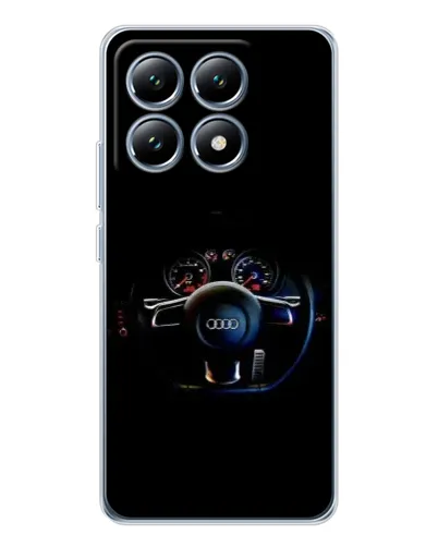 Чехол для Xiaomi 15 Pro с картинкой «Салон Audi — руль»