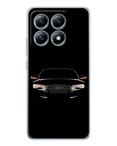 Чехол для Xiaomi 15 Pro с картинкой «Audi — ночной контур»