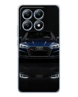 Чехол для Xiaomi 15 Pro с картинкой «Audi — ночное отражение»