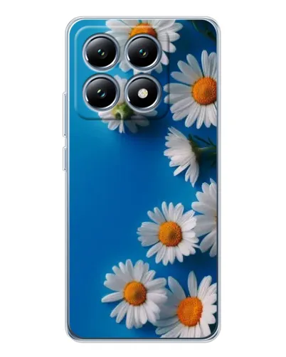 Чехол для Xiaomi 15 Pro с картинкой «Белоснежные маргаритки»