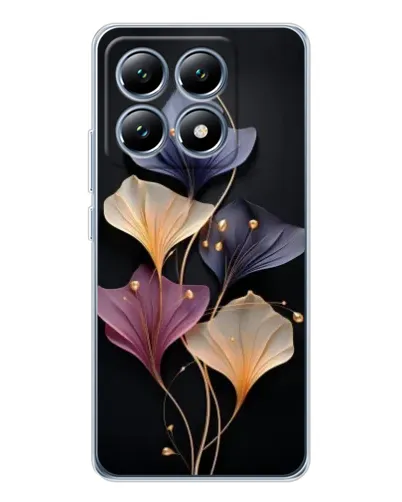 Чехол для Xiaomi 15 Pro с картинкой «Лиловые цветы грации»