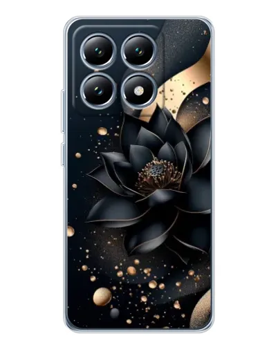 Чехол для Xiaomi 15 Pro с картинкой «Черный лотос»