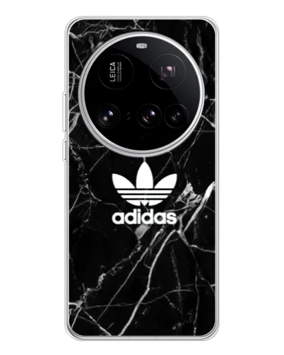 Чохол для Xiaomi 15 Ultra з картинкою «Білий мармур Adidas»