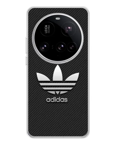 Чохол для Xiaomi 15 Ultra з картинкою «Adidas Карбонова текстура»