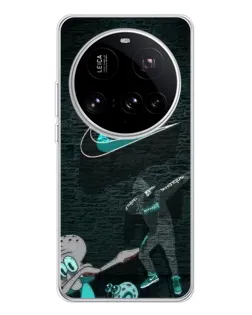 Чехол для Xiaomi 15 Ultra с картинкой «Спортивный арт Nike»