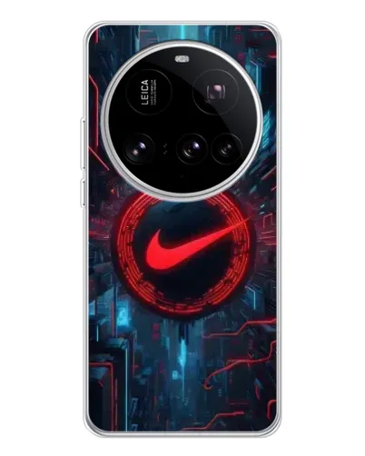 Чехол для Xiaomi 15 Ultra с картинкой «Техногенный стиль Nike»