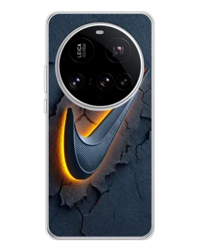 Чехол для Xiaomi 15 Ultra с картинкой «Объемный логотип Найк»