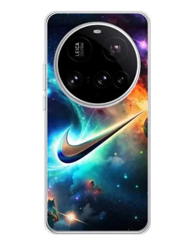 Чехол для Xiaomi 15 Ultra с картинкой «Космический Nike Swoosh»