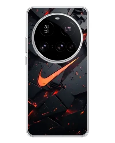 Чехол для Xiaomi 15 Ultra с картинкой «Nike — эффект разломов»