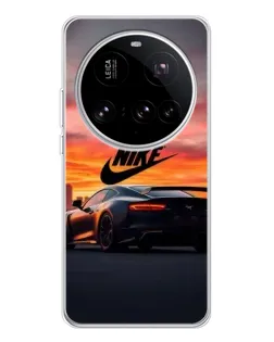 Чехол для Xiaomi 15 Ultra с картинкой «Nike и суперкар»