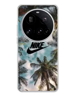 Чохол для Xiaomi 15 Ultra з картинкою «Тропічний принт Nike»