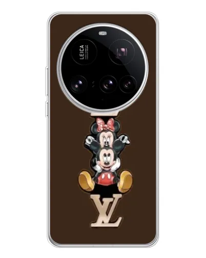 Чехол для Xiaomi 15 Ultra с картинкой «LV и Микки Маус»