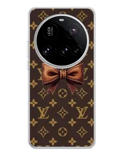 Чехол для Xiaomi 15 Ultra с картинкой «LV с бантом»