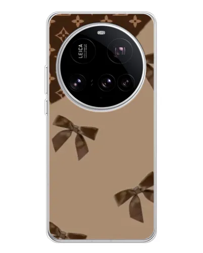 Чехол для Xiaomi 15 Ultra с картинкой «LV — кофейный атлас»