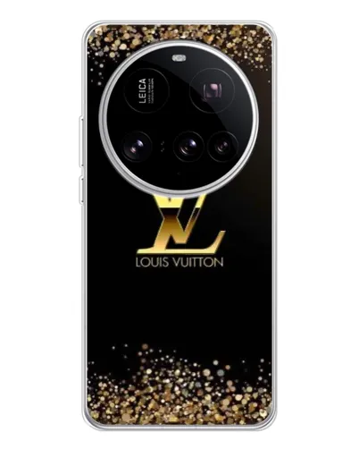Чехол для Xiaomi 15 Ultra с картинкой «LV — золотые искры»