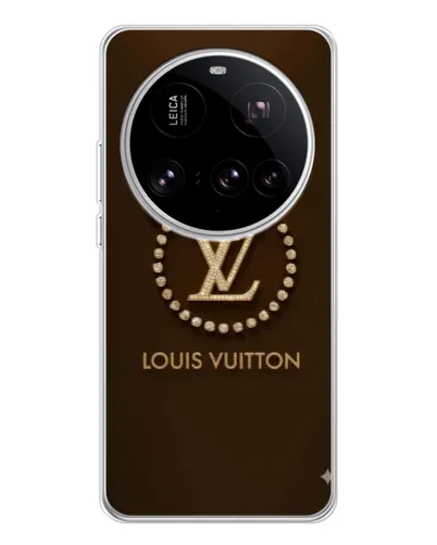 Чехол для Xiaomi 15 Ultra с картинкой «LV — золотая печать»