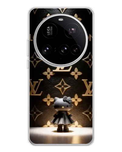 Чехол для Xiaomi 15 Ultra с картинкой «Монограмма с фигурой»