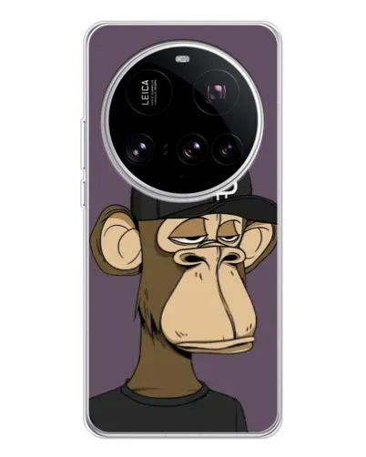 Чехол для Xiaomi 15 Ultra с картинкой «Bored Ape в кепке»