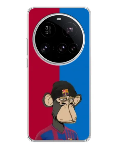Чехол для Xiaomi 15 Ultra с картинкой «Bored Ape — фанат Барсы»