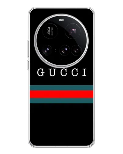 Чехол для Xiaomi 15 Ultra с картинкой «Gucci — красный пояс»