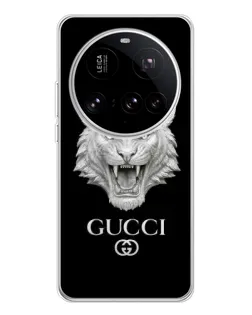 Чохол для Xiaomi 15 Ultra з картинкою «Gucci — срібний лев»