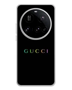 Чохол для Xiaomi 15 Ultra з картинкою «Gucci — неоновий мінімалізм»