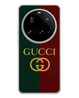Чохол для Xiaomi 15 Ultra з картинкою «Gucci — темно-зелений градієнт»
