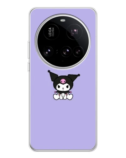 Чохол для Xiaomi 15 Ultra з картинкою «Kuromi — фіолетовий мінімалізм»