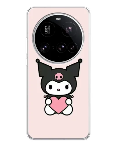 Чохол для Xiaomi 15 Ultra з картинкою «Kuromi та серце»
