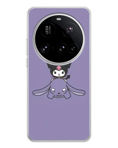 Чохол для Xiaomi 15 Ultra з картинкою «Kuromi на ліловому фоні»