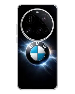 Чехол для Xiaomi 15 Ultra с картинкой «BMW — неоновое сияние»
