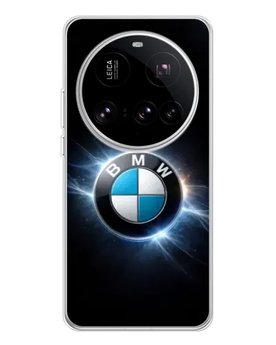 Чехол для Xiaomi 15 Ultra с картинкой «BMW — неоновое сияние»