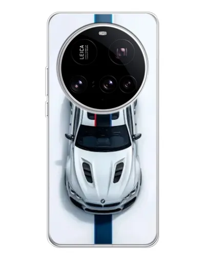 Чехол для Xiaomi 15 Ultra с картинкой «Вид сверху — BMW M»