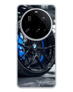 Чехол для Xiaomi 15 Ultra с картинкой «Колесо BMW вблизи»