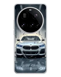 Чехол для Xiaomi 15 Ultra с картинкой «BMW в свете фар»