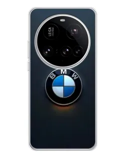 Чехол для Xiaomi 15 Ultra с картинкой «Логотип BMW — минимализм»