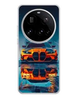 Чохол для Xiaomi 15 Ultra з картинкою «BMW — золота емблема»